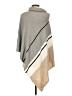 Calvin Klein 100% Acrylic Gray Poncho Size S - photo 2