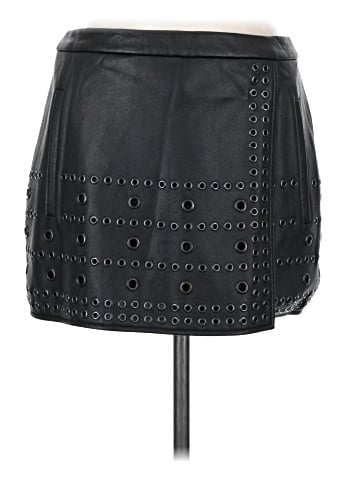 BCBGMAXAZRIA Faux Leather Skirt (view 1)