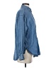 Express Blue Long Sleeve Button-Down Shirt Size S - photo 4