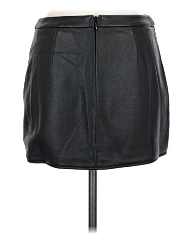 BCBGMAXAZRIA Faux Leather Skirt (view 2)