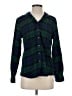 Lands' End Plaid Green Long Sleeve Button-Down Shirt Size 6 (petite) - photo 1