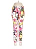 Hue Floral Pink Casual Pants Size L - photo 1