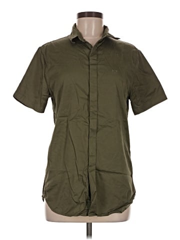 Armani Exchange Short Sleeve Button-Down Shirt (view 1)