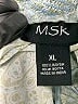 MSK 100% Rayon Paisley Green Jumpsuit Size XL - photo 4