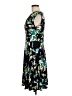 Wisp Print Black Cocktail Dress Size 8 - photo 5