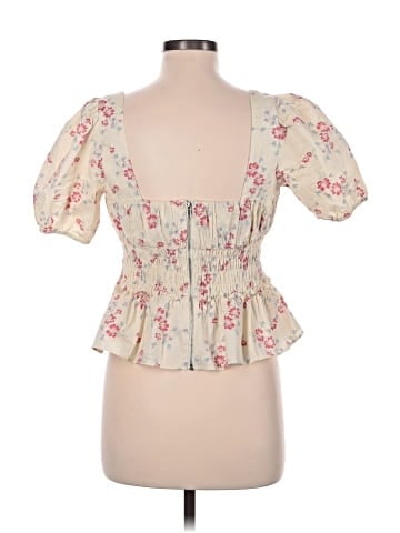 WAYF Short Sleeve Blouse (view 2)