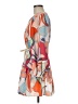 Alexis Print Orange Cocktail Dress Size M - photo 5