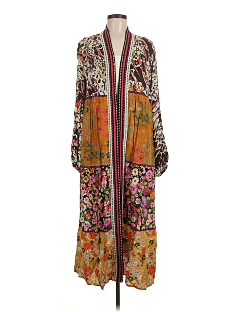 Pre-owned Conditions Apply Kimono In Orange