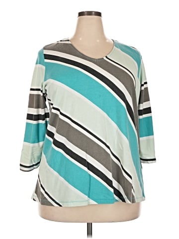 Roaman's 3/4 Sleeve T-Shirt (view 1)