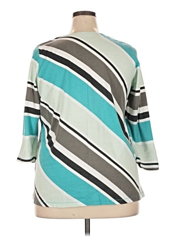 Roaman's 3/4 Sleeve T-Shirt (view 2)