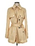 MICHAEL Michael Kors 100% Polyester Tan Trenchcoat Size M - photo 1