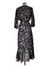 Sam Edelman Floral Black Casual Dress Size 10 - photo 2