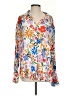 Sugarlips Floral White Long Sleeve Blouse Size S - photo 1