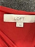 Ann Taylor LOFT 100% Polyester Color Block Red Casual Skirt Size L - photo 4