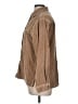 L.L.Bean 100% Cotton Chevron-herringbone Brown Long Sleeve Button-Down Shirt Size M - photo 5