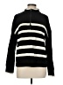 Sanctuary Stripes Black Turtleneck Sweater Size M - photo 1