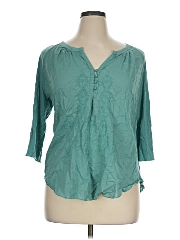 Nine West Vintage America 3/4 Sleeve Blouse (view 1)