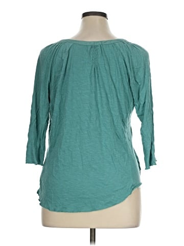 Nine West Vintage America 3/4 Sleeve Blouse (view 2)