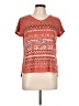 Style&Co Red Short Sleeve Top Size L - photo 1
