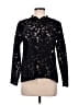 Alexis 100% Polyester Black Long Sleeve Blouse Size M - photo 1