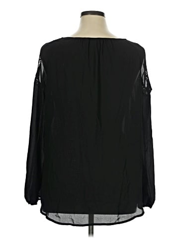 Faded Glory Long Sleeve Blouse (view 2)