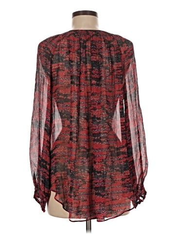 Rachel Zoe Long Sleeve Silk Top (view 2)