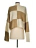 Miss Sparkling 100% Acrylic Color Block Tan Pullover Sweater Size S - photo 2
