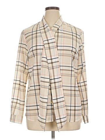 Jones New York Collection Long Sleeve Blouse (view 1)
