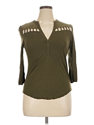 Paper Tee 3/4 Sleeve Top (view 1)