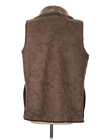 Velvet Faux Fur Vest (view 2)