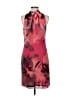 Joseph Ribkoff 100% Polyester Tie-dye Red Cocktail Dress Size 6 - photo 2