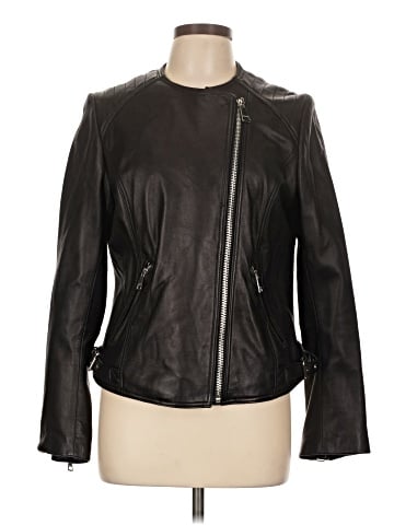 Calvin Klein Leather Jacket (view 1)