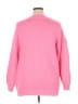 Unbranded 100% Polyester Solid Pink Pullover Sweater Size XL (0XL) - photo 2