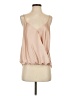 AaKaa 100% Polyester Tan Sleeveless Blouse Size S - photo 1
