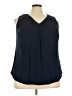 Daniel Rainn Blue Sleeveless Blouse Size 3X - photo 1