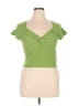 Cider 100% Polyester Green Sleeveless T-Shirt Size XL - photo 1