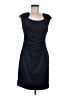 Calvin Klein Solid Black Cocktail Dress Size 8 - photo 1