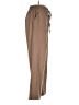 Apana Solid Brown Casual Pants Size L - photo 4