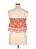 Sienna Sky Orange Sleeveless Blouse Size XL - photo 2