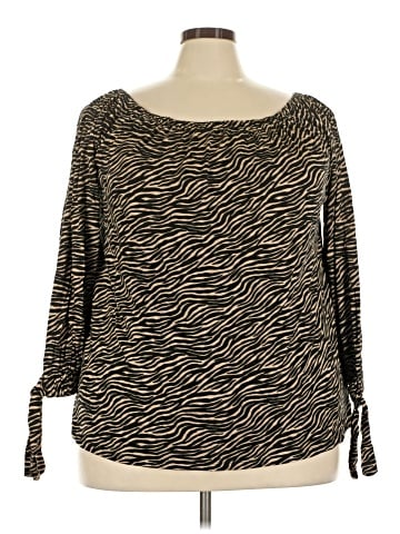 MICHAEL Michael Kors Long Sleeve Blouse (view 1)