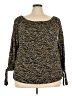 MICHAEL Michael Kors Brown Long Sleeve Blouse Size 3X - photo 1