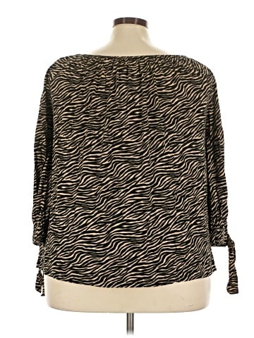 MICHAEL Michael Kors Long Sleeve Blouse (view 2)