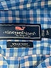 Vineyard Vines Checkered-gingham Blue Long Sleeve Button-Down Shirt Size 16 - photo 3