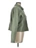 Ann Taylor LOFT Solid Green Jacket Size L - photo 4