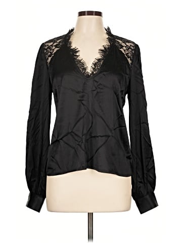 Generation Love Long Sleeve Silk Top (view 1)
