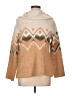 Venus Chevron-herringbone Tan Pullover Sweater Size L - photo 1
