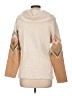 Venus Chevron-herringbone Tan Pullover Sweater Size L - photo 2