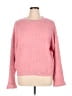 Unbranded 100% Polyester Solid Pink Pullover Sweater Size XL - photo 1