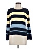 Style&Co 100% Cotton Stripes Blue Pullover Sweater Size Med Petite - photo 1