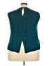 Daniel Rainn 100% Rayon Teal Sleeveless Blouse Size 3X - photo 2